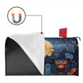 thumbnail image 2 of Halloween Gnomes Short Bat Orange Scary Mailbox Cover,Magnetic 21x25.5 Inch Mailbox Wrap Water Proof Reusable Fall Welcome Post Letter Box Covers for Garden Outdoor Decorative, 2 of 4