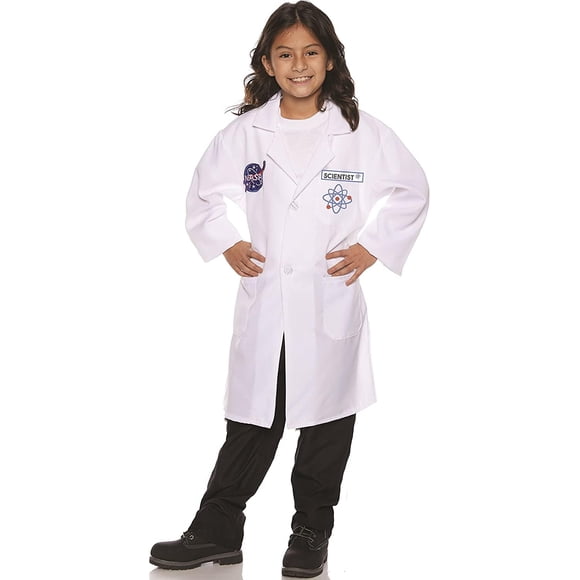 Rocket Scientist Child Costume Lab Coat, Large