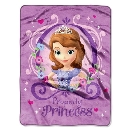 - disney sofia the first princess perfection silk touch throw, 46 by 60-inch