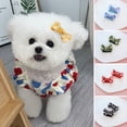 thumbnail image 2 of Adorable Pet Hair Clip - Elegant Plaid Print with Bowknot - Cat and Dog Hair Bows, 2 of 8
