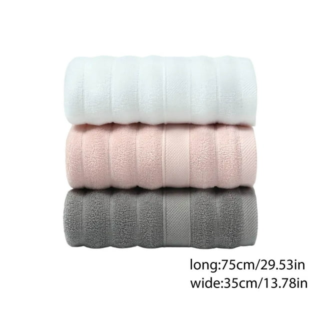 14x30 Inchs 3pcs Towels For Home Use Thickened And Absorbent Mens And Womens Adult Face Towels