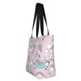 thumbnail image 4 of Fotbe Llama Unicorn and Rainbow Pattern Beach Tote,Shoulder Handbag,Spacious Tote Bag,Lightweight Travel Bag,Versatile Shopping Bag, 4 of 9