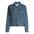 thumbnail image 4 of Time and Tru Women's and Women's Plus Denim Jacket, Sizes XS-4X, 4 of 5