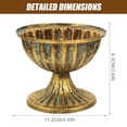 thumbnail image 2 of Elegant Decorative Iron Urn Planter for Desktop, Wedding Centerpieces, Indoor and Outdoor Flower Pots and Garden Decor, 2 of 6