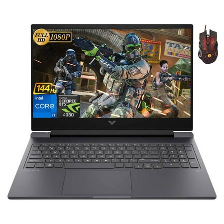 HP Victus Gaming Laptop, 16.1" FHD Display, Intel Core i7-13700HX(16-Core), NVIDIA GeForce RTX 4060, 32GB DDR5, 2TB SSD, Backlit Keyboard, Windows 11 Home, Bundle with Cefesfy Gamingmouse