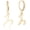 Aries, variant on 14k Gold Plated Zodiac Sign Drop Hoop Earrings for Women Birthday Gift[v9788]