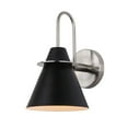 thumbnail image 2 of Canarm  Mid-Century Modern Metal Shade Vanity Light 1 Light - Black and Brushed Nickel, 2 of 5