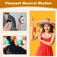 thumbnail image 6 of Uxcell 3 Pcs Egg Shakers, Plastic Musical Eggs Maracas Hand Percussion Instruments for DIY Painting Music Learning Easter Party Performance, Black, 6 of 6