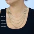 thumbnail image 4 of Nuragold 10K Real Yellow Gold Miami Cuban Lightweight Link Chain Necklace 16"-30" (3mm-12.6mm) Italian Jewelry for Men & Women, 4 of 12