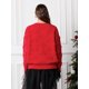 thumbnail image 2 of Suéteres con lazo bonitos para mujer, suéteres navideños rojos informales, modernos, cálidos, de manga larga, prendas de punto básicas para otoño e invierno, ropa de calle, 2 of 5