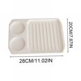 thumbnail image 3 of ACDANC Microwave Bacon and Egg Cooker Bacon Baking Tray Baking Utensils Microwave Oven Baking Dish,11x8in, 3 of 7