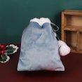 thumbnail image 3 of YAOMOBB Drawstring Bag for Christmas Gifts Reusable Drawstring Christmas Gift Packaging Portable Soft Present Pouch with Lovely Closure, 3 of 7