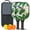 Black-3, variant on Pickleball Paddles Set Of 2, Fiberglass Surface, Tropical Jungle Print, 4 Balls & Bag