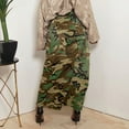 thumbnail image 5 of Uuszgmr Womens Skirts Ladies Fashion Camo Cargo Long Skirt High Split Button Ripped Hem Camouflage Mini Skirts With Pockets,Size:S-Xxl, 5 of 9