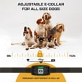 thumbnail image 5 of INVIROX Dog Shock Collar for Large Dogs [2023 Edition] 123 Levels Dog Training Collar , 1100Yards Range, 100% Waterproof, Rechargeable Shock Collar for Medium Dogs, 5 of 9
