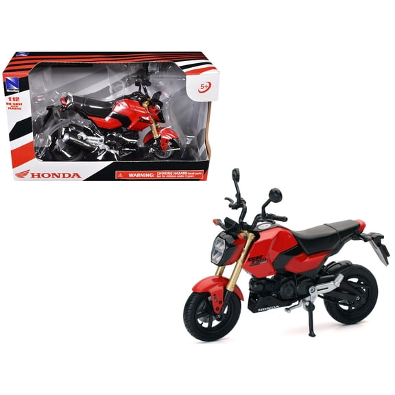 Honda GROM Motorcycle Red 1/12 Diecast Model by New Ray