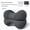Dark gray, variant on 1PC Contoured Leg Knee Pillow for Sleeping,Cooling Memory Foam Leg Pillow for Sciatica,Back Knee Joint Pain,Help Spine Alignment