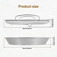 thumbnail image 2 of Ihvewuo Oil Filter Tray Round Stainless Steel Fried Food Draining Rack Heat Resistant Mesh Draining Basket with Drip Pan Multifunction Vegetable and Fruit Strainer for Frying Food Fruits, 2 of 12