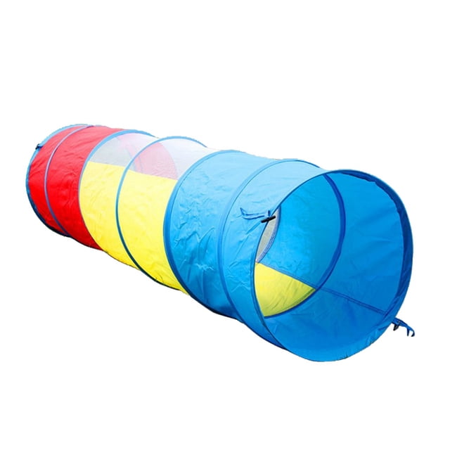 FELTECHELECTR tunnel de Rampement pour Enfants Multi Polyester 1 Ensemble pour Jeu Intérieur Extérieur