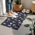 thumbnail image 4 of Dark Blue Ballerina Princess Pattern Door Rugs,Washable Non Slip Door Mats Indoor,Decorative Door Mats,Entry Mat Indoor for Entrance,Bedroom,Kitchen,Bathroom,16"x24", 4 of 6