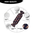 thumbnail image 5 of Salouo Leopard Print Pattern Cute Bolster Pillow,Cylindrical Pillow Long Pillow for Bed Round Side Pillow for Knee/Leg/Neck ,- Length 24.4" x 9.8" Diameter, 5 of 8