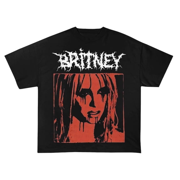 Britney Spears T-Shirt , Black metal T-shirt