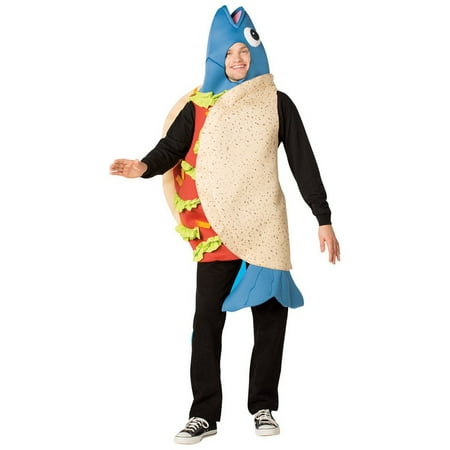 Fish Taco Men's Adult Halloween Costume, One Size, (40-46)