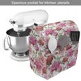 thumbnail image 2 of Shabby Flora Stand Mixer Cover, Summer Spring Garden Flowers with Leaves and Buds Art, Kitchen Appliance Organizer Bag Cover with Pockets, 5 Quarts, Pale Pink Hot Pink, by Ambesonne, 2 of 4