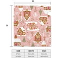thumbnail image 6 of Mailbox Covers Magnetic Standard Size 21 x 18 in Pink Christmas Gingerbread House Mailbox Cover for Holiday Garden Yard Decor, 6 of 6