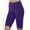 Purple, variant on Clearance Clothes Pitauce Yoga Shorts for Women Solid Color High Waisted Fitness Running Gym Leggings Stretch Sports Active Pants Biker Shorts