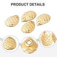 thumbnail image 3 of 50pcs/Pack Fishing Spinner Rings Blades Mini Fish Scale Smooth Flattie Attractor Lure Nickel Spoon Fishing Tool Lure Accessories, 3 of 12