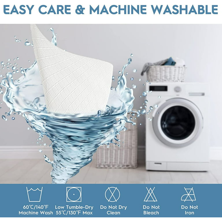 Waterproof Mattress Protector - Noiseless, Machine Washable, Easy