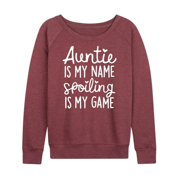 Instant Message - Spoiling Is My Game - Women's Lightweight French Terry Long Sleeve Shirt