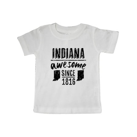 

Inktastic Indiana Awesome Since 1816 Gift Baby Boy or Baby Girl T-Shirt