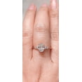 thumbnail image 2 of solitaire jewels 1.5CT Dainty Oval Moissanite Engagement Ring For Women, 14K Rose Gold, 2 of 5