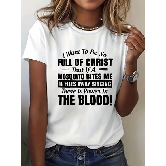 SHESIINN Women’s Minimalist Letter Design Casual Short Sleeve T-Shirt Top for Spring Summer
