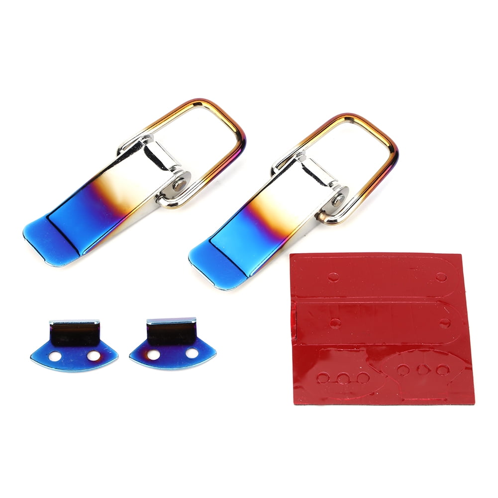 Universal Quick Release Truck Hook Fix Lock Clip Iron Blue+White