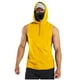 thumbnail image 1 of pstuiky Hombres Tanque, Sudadera deportiva con capucha y cordón sin mangas para hombre, ropa deportiva para fitness Chaleco para hombre xl, 1 of 8