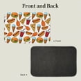 thumbnail image 2 of Pofeuu Hot Dog Burger Print Hem Mat 40x60 - Multipurpose Doormat for Indoor & Outdoor Use - Welcome Your Guests with our Entrance Mat, 2 of 6
