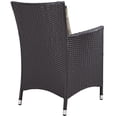 thumbnail image 5 of Modway Convene 4 Piece Outdoor Patio Dining Set in Espresso Mocha, 5 of 6