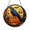 Acrylic 3.5 Inch, variant on Raven Stained Glass Suncatcher, Gothic Crow Window Hanging Decor, Autumn Pumpkin and Moon Art Panel, Spooky Seasonal Decorative Glass Style Ornament, Halloween Inspired Home Accent Gift
