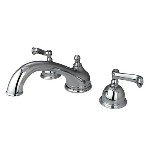 Kingston Brass KS3351FL 8 Inch -18 Inch Widespread Roman Tub Filler - Polished Chrome
