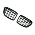 thumbnail image 1 of Rejilla del parachoques delantero superior Unique Bargains No.51112993305 para BMW X1 E84 09-15, negro brillante, doble lamas, 1 par, 1 of 7