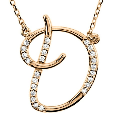 Seven Seas Jewelers - Personalized Diamond Cursive Initial Pendant