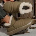thumbnail image 3 of Women's Waterproof Anti-Slip Moccasin Boots with Thick Sole - Indoor & Snow Use, 3 of 7