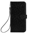 thumbnail image 3 of Polka Dot Pattern Wallet Case for iPhone 11 Pro 5.8 Inch, Shining PU Leather Soft TPU Shockproof Magnetic Flip Folio Case with Bracket Kickstand Card Slots Holder Wrist Strap Phone Cover,Black, 3 of 7