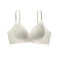 thumbnail image 2 of WCJM White Women's Ice Sports Thin Breathable Underwear Jelly Glue Back Women's Underwire Bra, 2 of 6