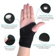 thumbnail image 2 of ZHAOCHENG Muñequera para túnel carpiano, muñequera para artritis y tendinitis, muñequera de compresión para aliviar el dolor, talla única, derecha/izquierda (gris), 2 of 4