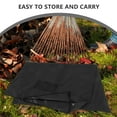 thumbnail image 3 of OULII Yard Tool Holder Leaf Bag Black 1Pcs For Lawn Tractor, 3 of 8