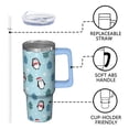 thumbnail image 3 of 30oz Festive Christmas Tumbler with Straw Lid Stainless Steel Double Wall Insulated Cup Gifts for Home Travel, 3 of 5